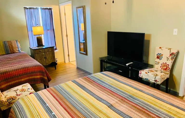 Bedroom with TV